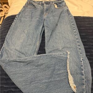 Abercrombie & Fitch Light Blue Straight Leg Jeans size 26 2S